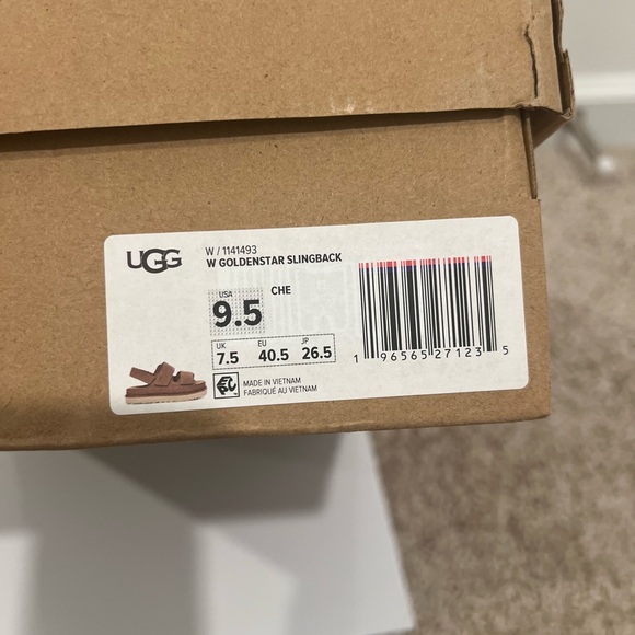 UGG®Women's Goldenstar Slingback Platform Sandals - Picture 9 of 9